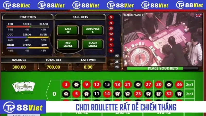 Chơi roulette rất dễ chiến thắng