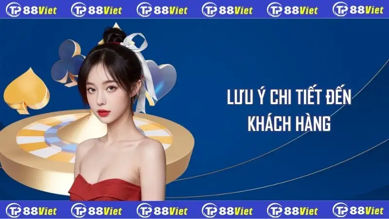 Lưu ý chi tiết đến khách hàng