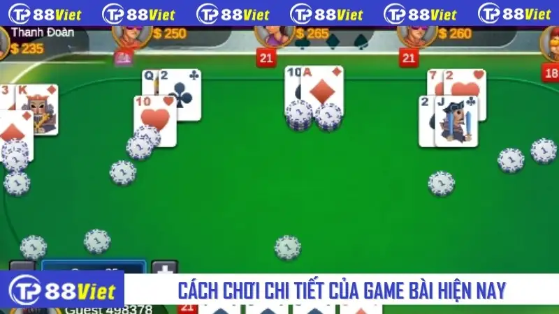 Cách chơi chi tiết của game bài hiện nay tại TP88