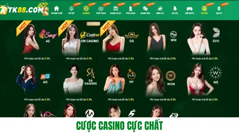 Cược casino cực chất