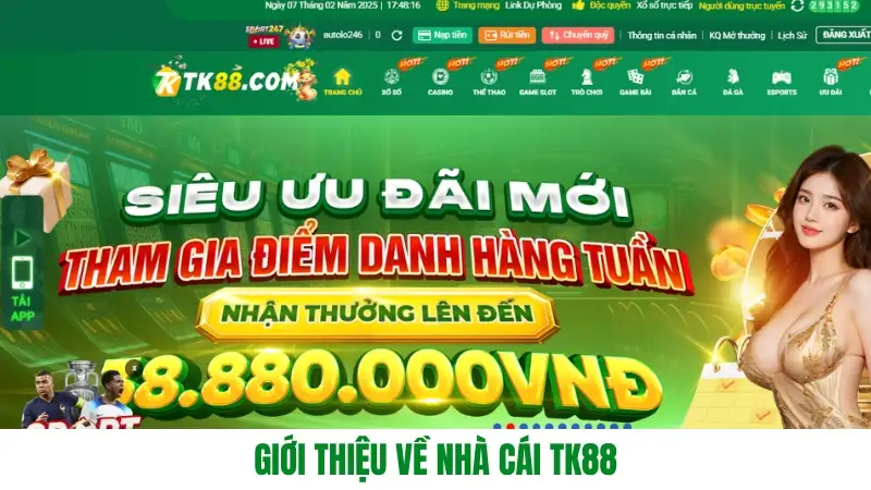 Giới thiệu về nhà cái TK88